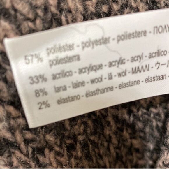 Zara Marbled Knit Brown & Pink Oversized
Sweater (Size Small) - Picture 7 of 9